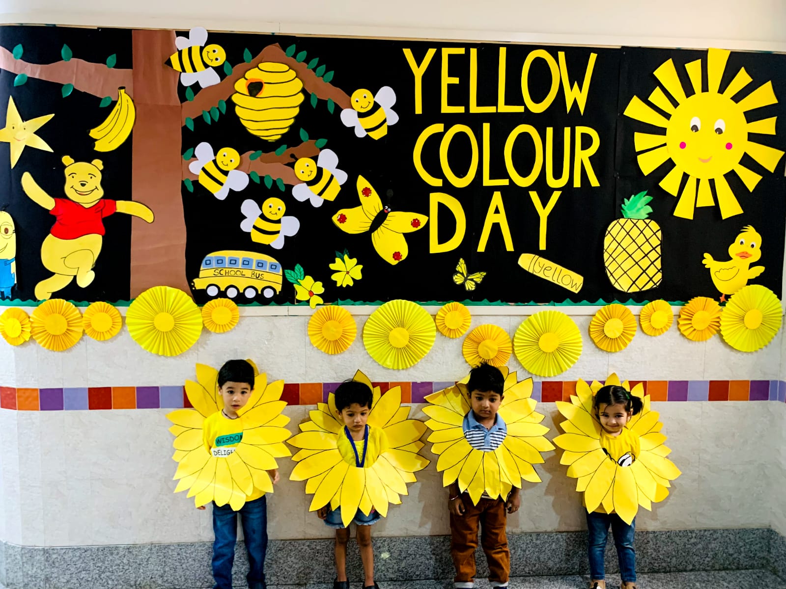 The Shriram Wonder Years sets off the ‘Yellow Day’ event with rambunctious children and guffaws