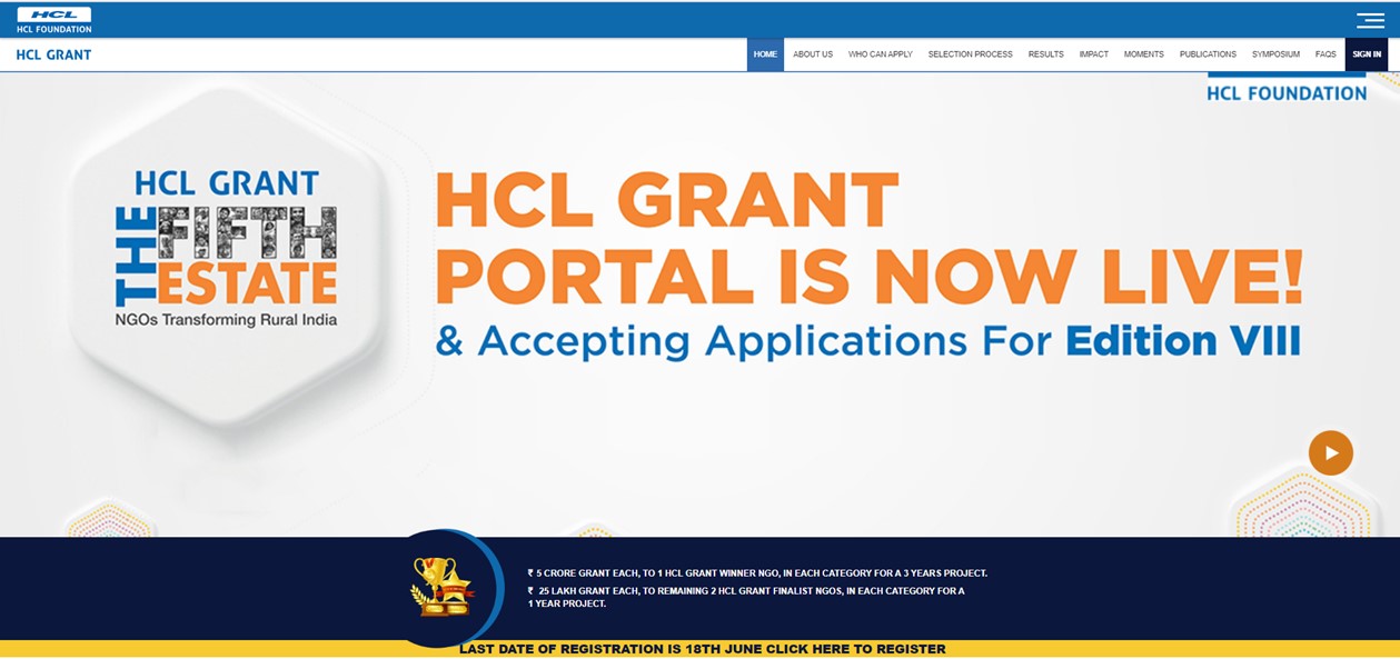 HCL Grant Live Image