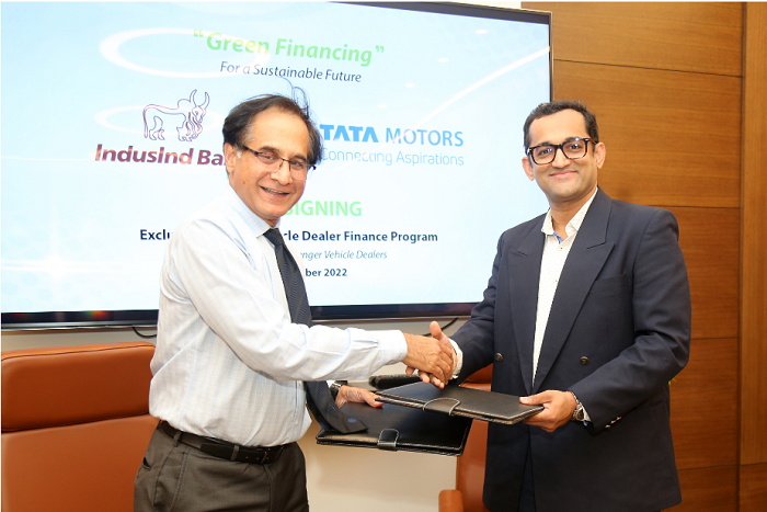 Tata Motors partners with IndusInd Bank to offer exclusive Electric Vehicle Dealer Financing