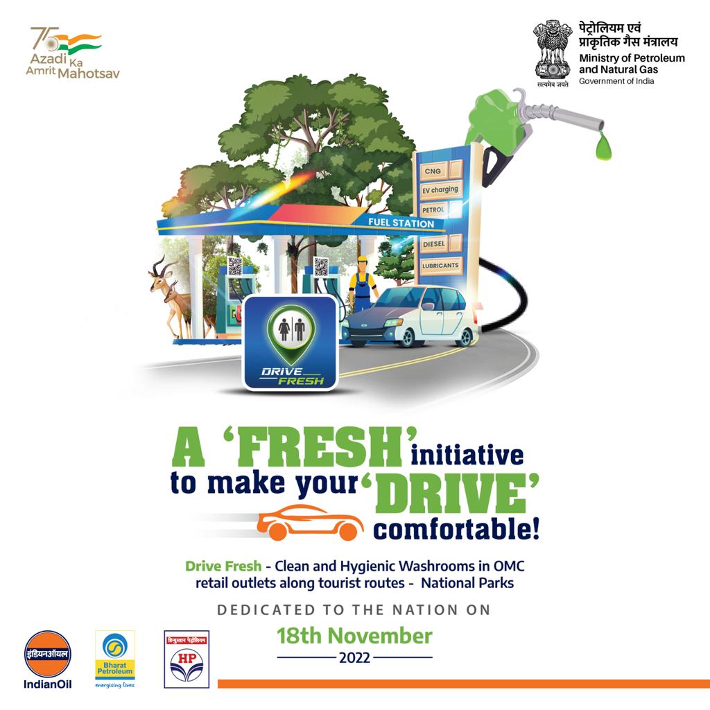 BPCL, HPCL and IOCL roll out #DriveFresh