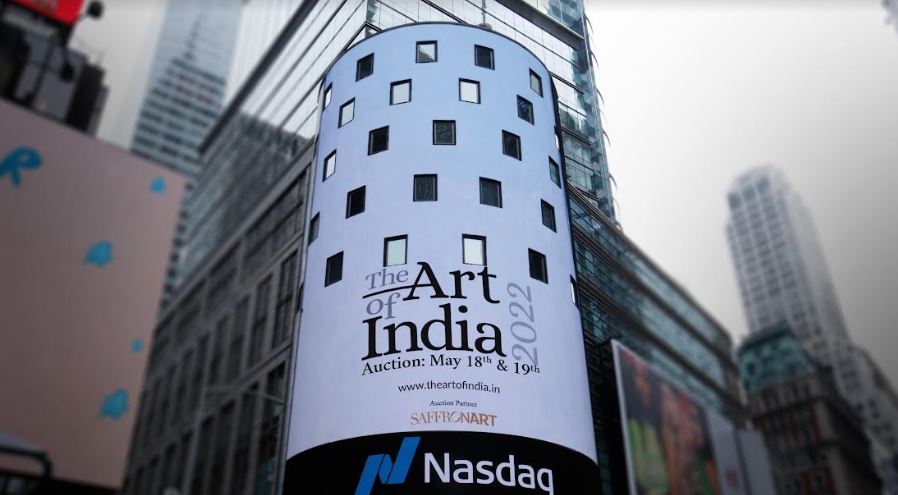Art of India Festival’s short film featured on the iconic Nasdaq screen at Times Square