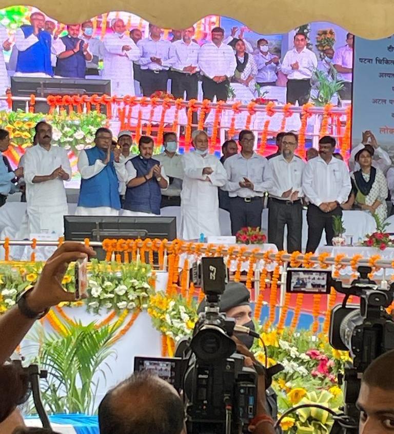 Bihar CM Shri Nitish Kumar Inaugurated First Phase of Ganga Driveway and Atal Path-II