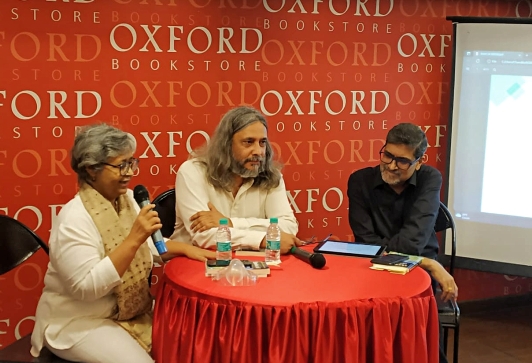 Oxford Bookstore presented the launch of Shadows of the Fragmented Moon