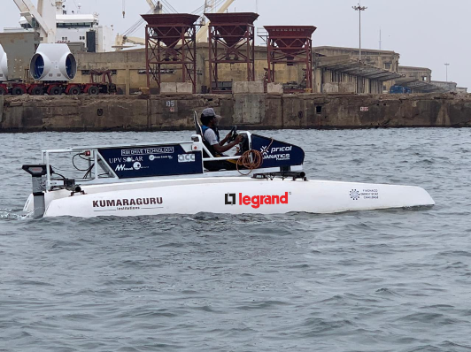 Group Legrand India supports 'Team Sea Sakthi' to participate in Monaco Energy Boat Challenge 2022