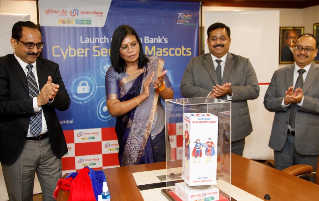 Union Bank of India unveils Cyber Security Mascot