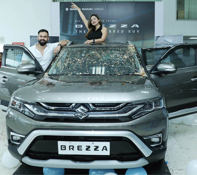 India’s most admired SUV - Brezza in a Hot & Techy avatar, now at Autofin, Bowenpally!