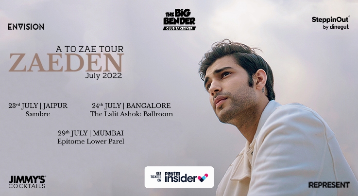Paytm Insider and SteppinOut bring new-age music sensation Zaeden’s ‘A to Zae Tour’