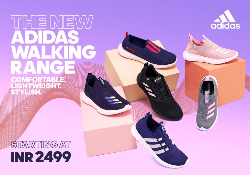 adidas India launches a new range of walking shoes