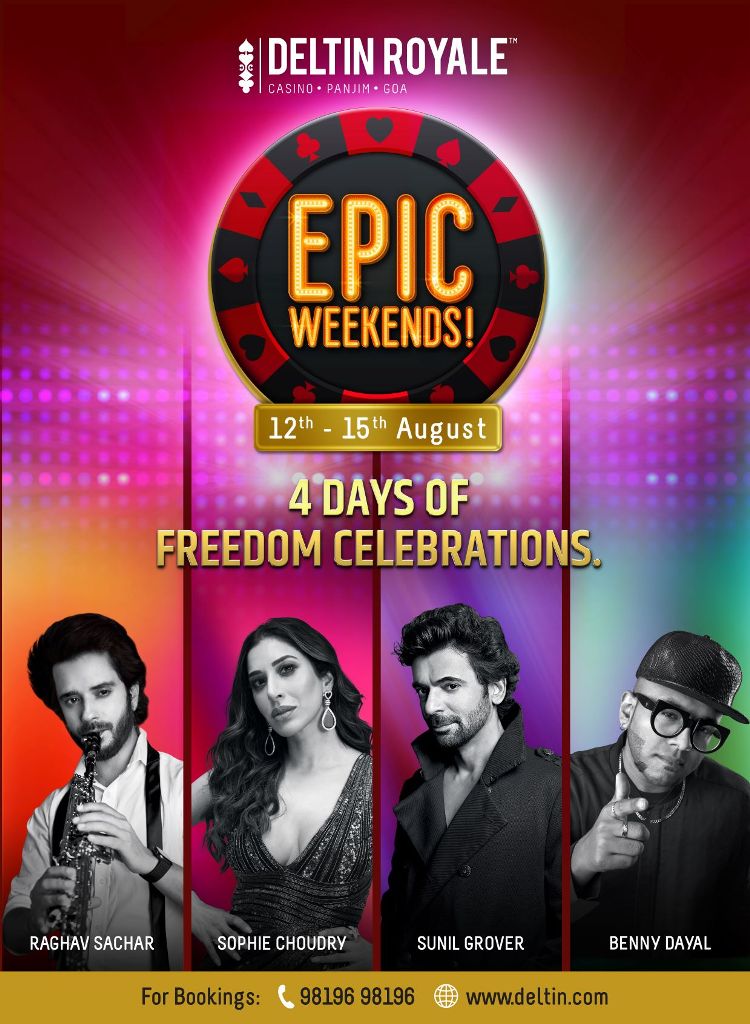 Deltin ‘epic weekends’ are back with bolly glitz & glamour to amp up the freedom celebrations