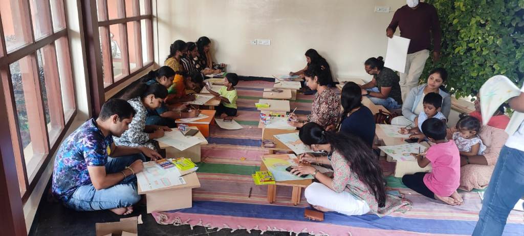 The Green School Bangalore hosted the Hosachiguru Colorothon season 14.