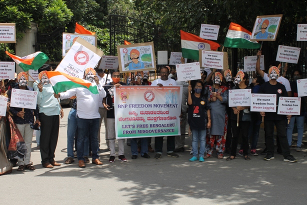 BNP launches a new Freedom Movement for Bengaluru on the occasion of India’s 75th Independence Anniversary
