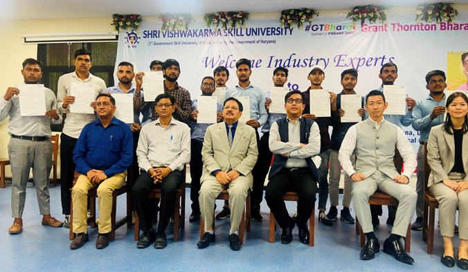 Daiki Axis India Signs MoU with Sri Vishwakarma Skill University