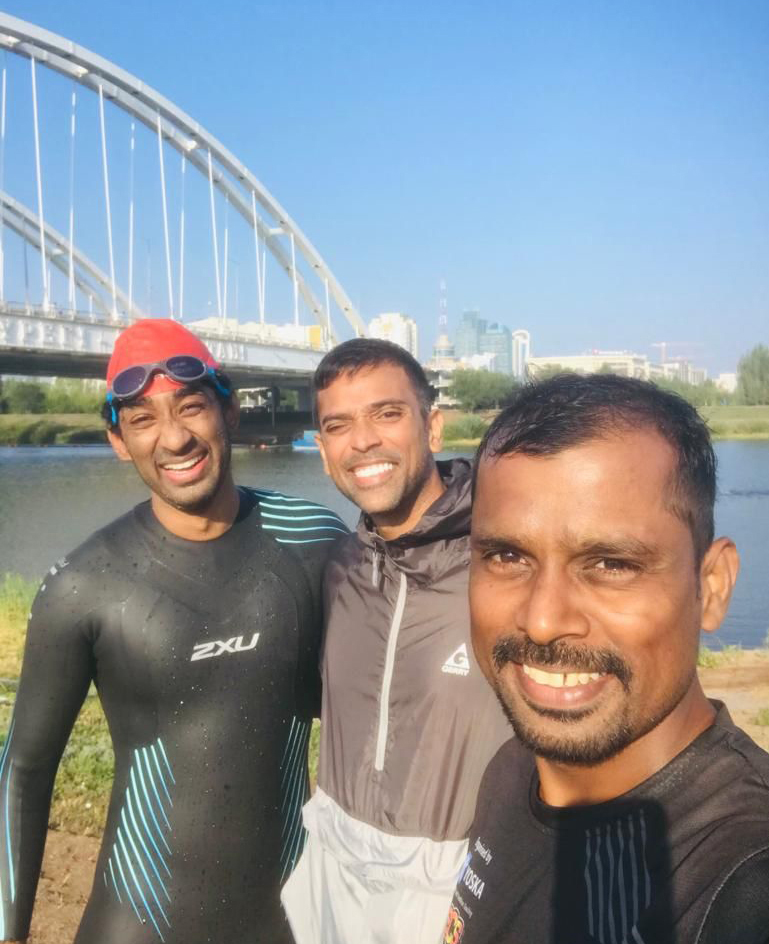 Three athletes from Hyderabad represent India in the prestigious international ‘Ironman 140.6’ Triathlon!