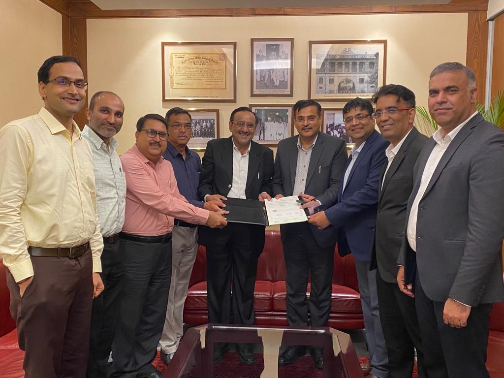 DCM Shriram Ltd. and ReNew Power sign an agreement to set up 50 MW hybrid wind/solar projects for its Manufacturing facility in Bharuch, Gujarat