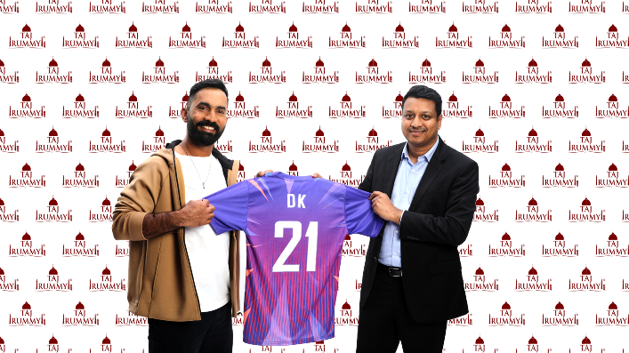 Cricketing icon Dinesh Karthik joins Taj Rummy as its new brand ambassador ahead of the festive season