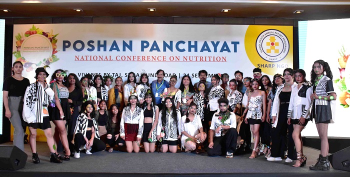 Students of World University of Design Walked the Ramp for Poshan Fashion Show