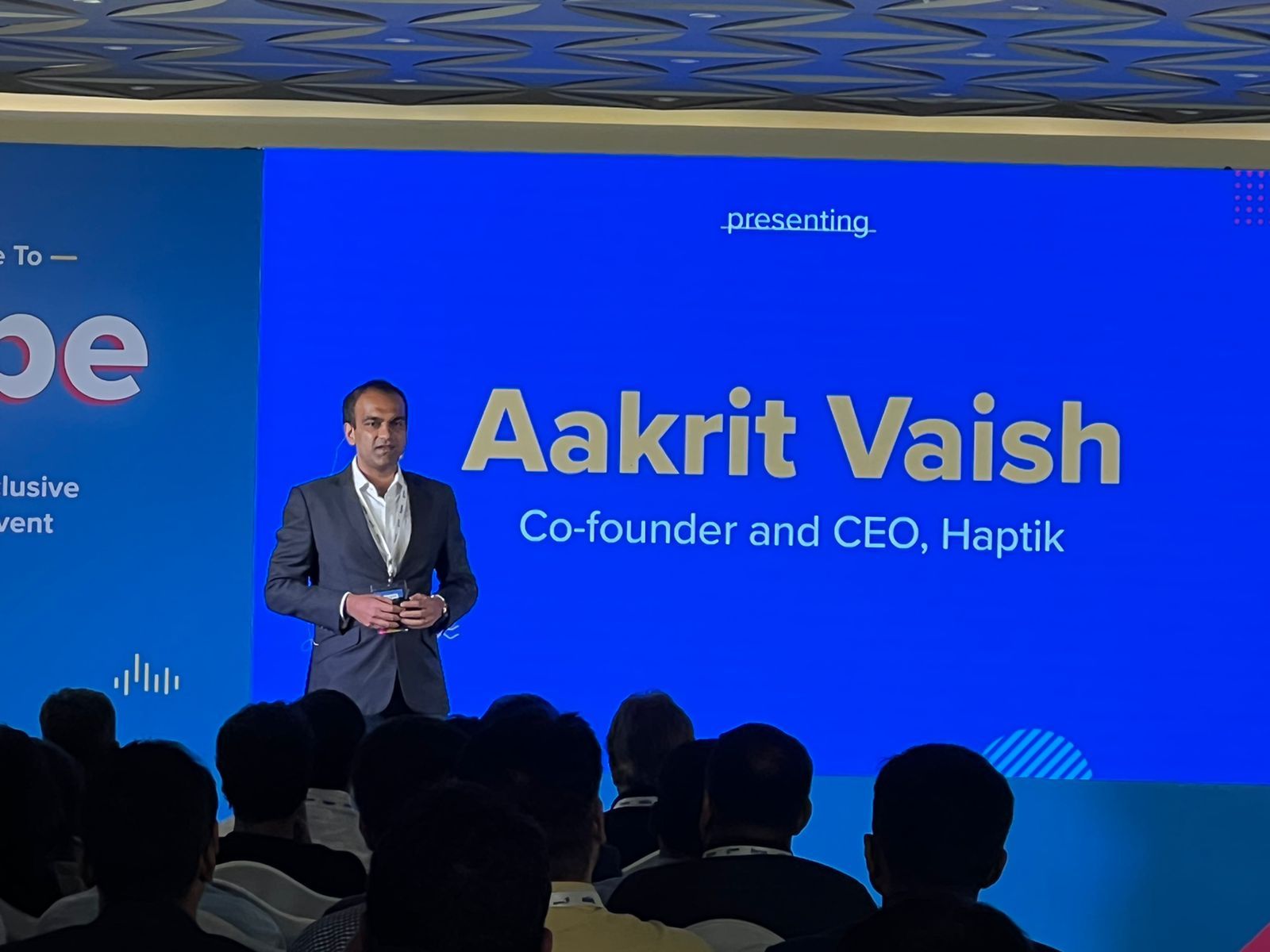 Aakrit Vaish, CEO and Co-founder of Haptik,