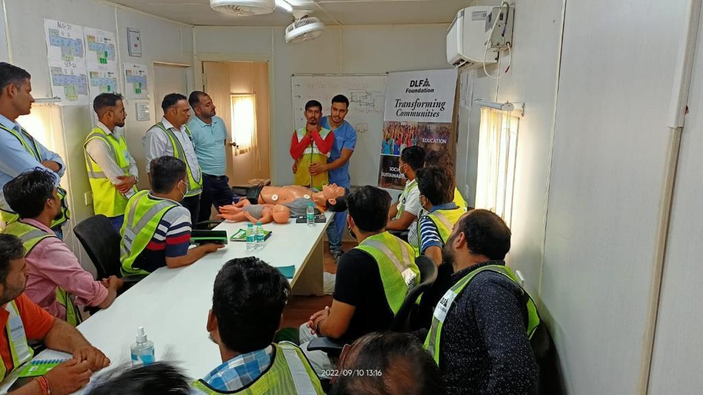 World First Aid Day Observed by DLF Foundation in association with HCMCT Manipal Hospitals
