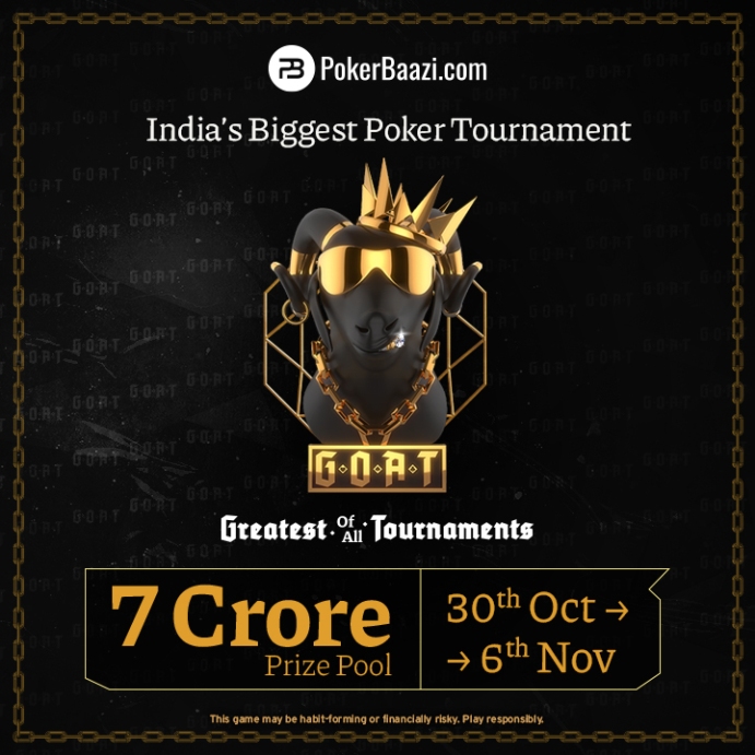 PokerBaazi turns eight, launches India’s biggest Poker tournament – GOAT (Greatest of All Tournaments)