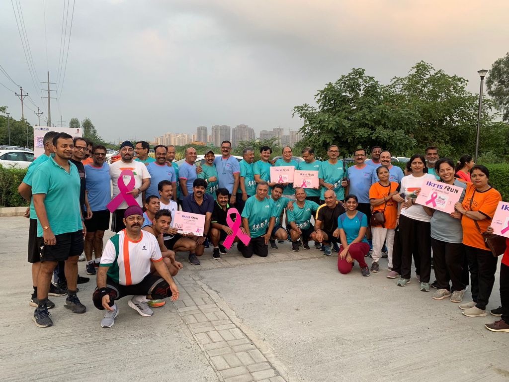 IKRIS Promo Run in Noida another big boost for the cause of breast cancer awareness in India