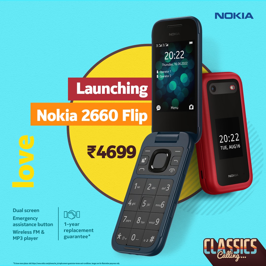 Introducing the New Nokia 2660 Flip- Letting you stay closer to the ones you love #ClassicsCalling