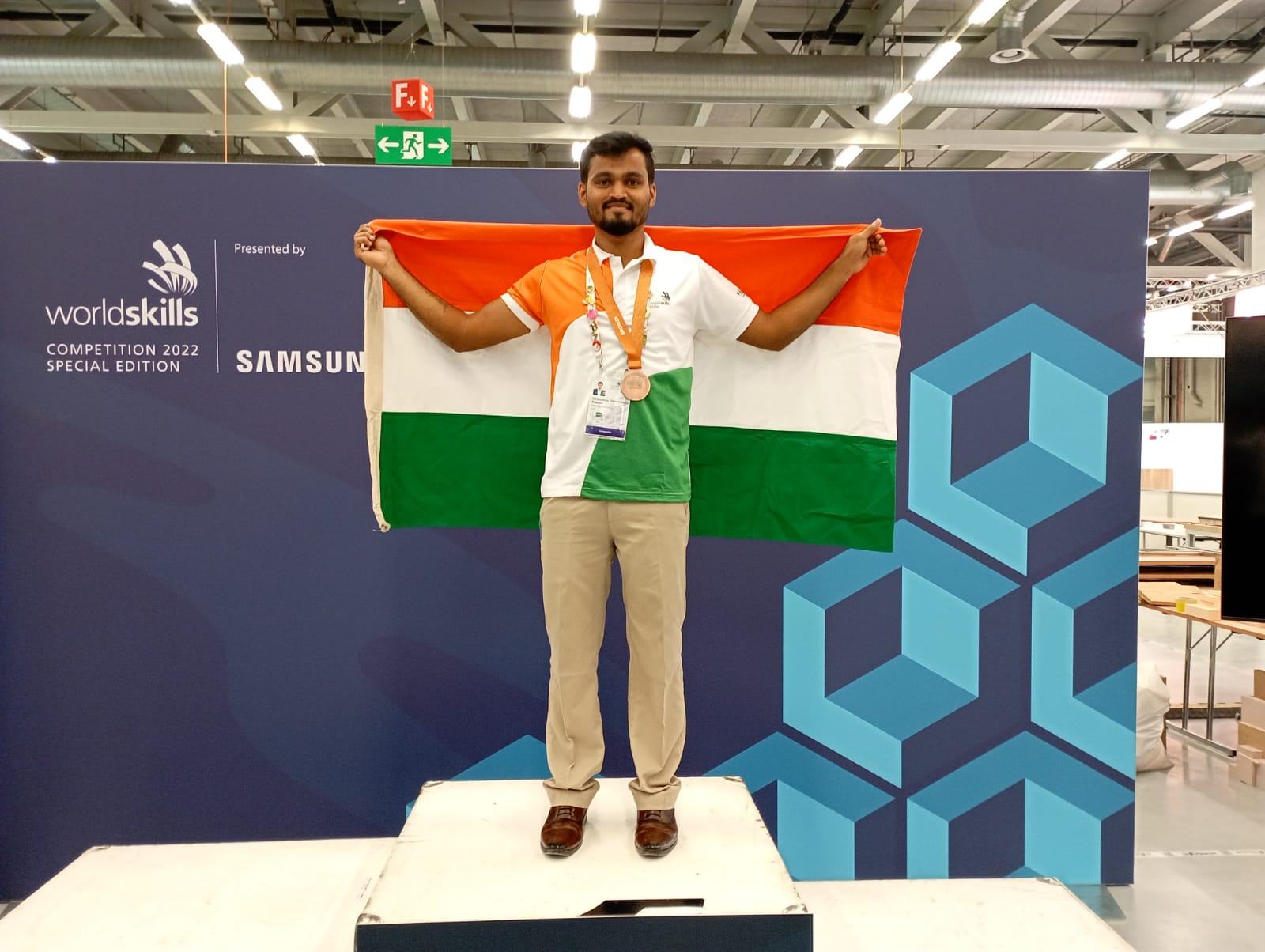 WorldSkills Competition 2022 begins in Switzerland: Likith Kumar YP from India bags a bronze in Prototype Modelling