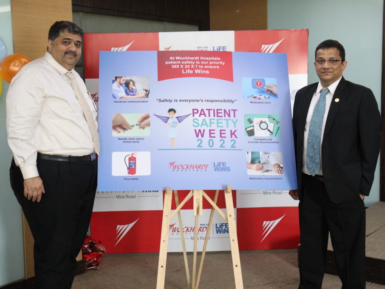 Wockhardt hospital group commemorate patient safety week 2022