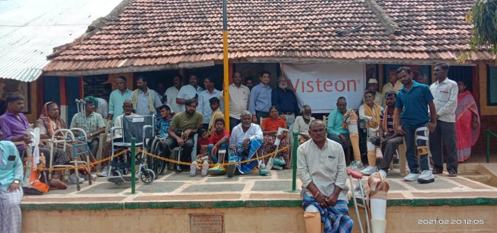 Visteon gives back by distributing prosthesis, calipers, wheelchairs, walkers, tricycles and hearing aids to local community members