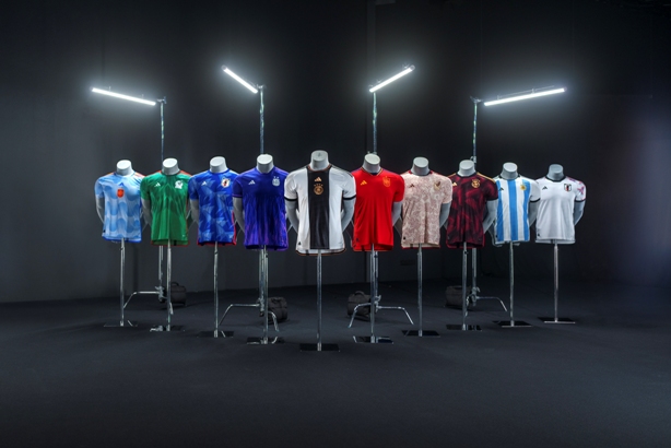 Adidas reveals its lineup of federation kits fort he fifa world cup 2022tm
