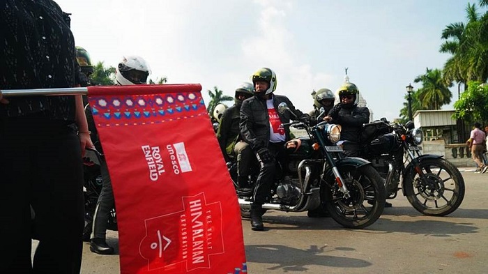 UNESCO and Royal Enfield flag off The Great Himalayan