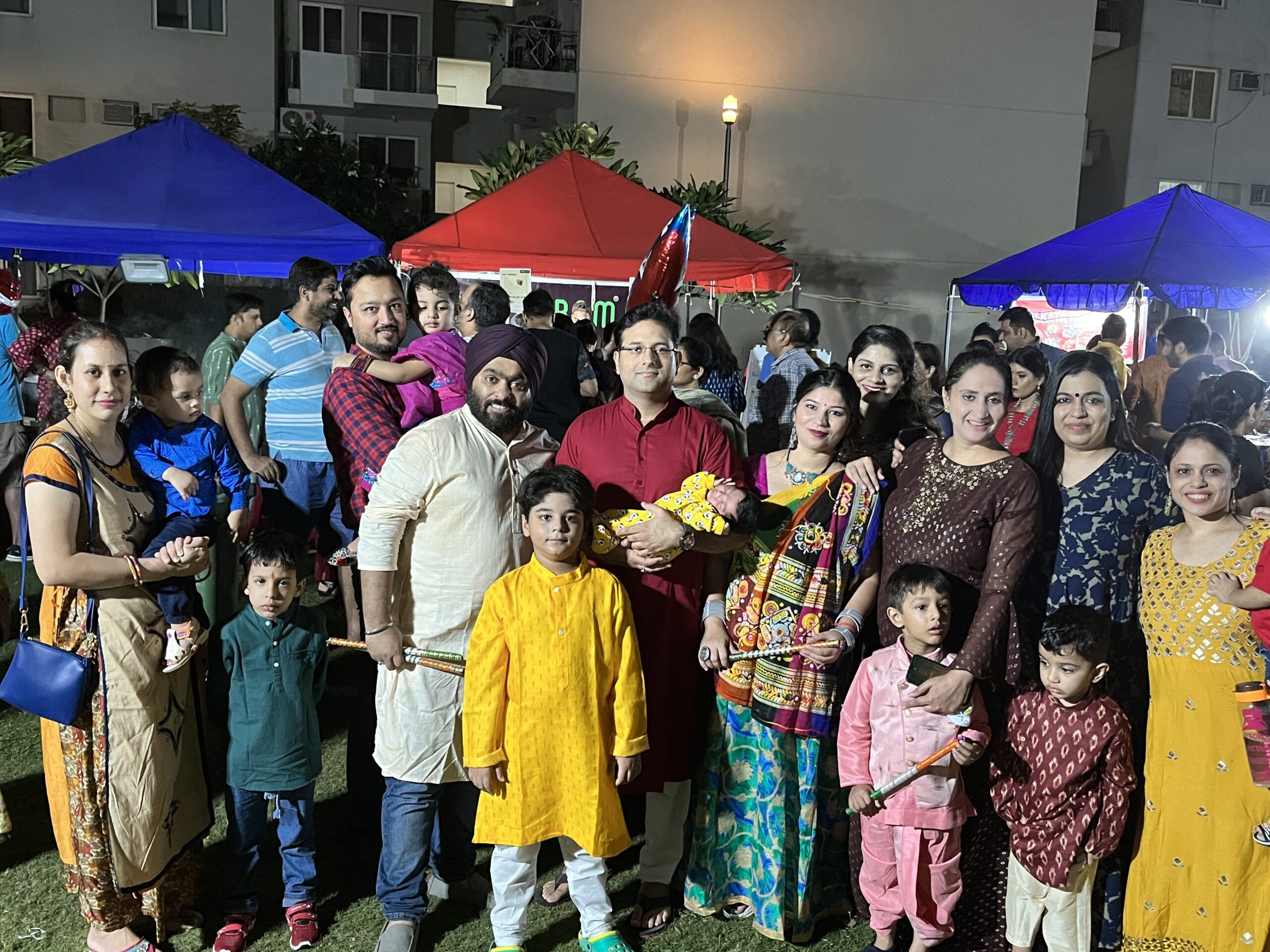 Dandiya Night Organised by Enviro India Sweeps Millennium City