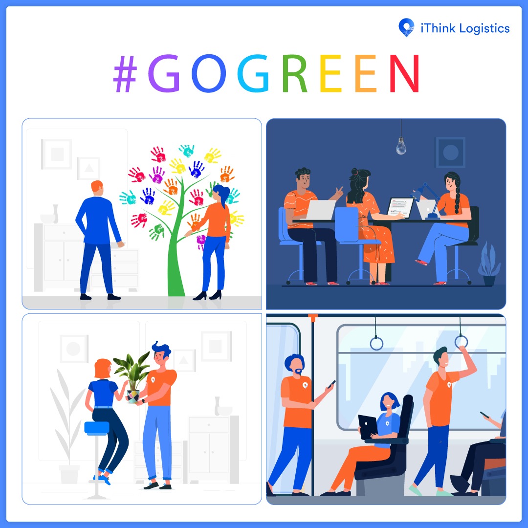 iThink Logistics initiates its first step towards the National Logistics Policy with the Go Green Initiative by giving plants to its customers”