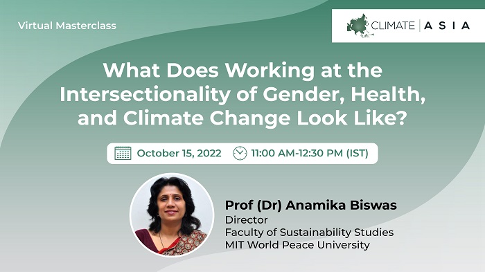 What does Working at the Intersectionality of Gender, Health and Climate Change Look Like?