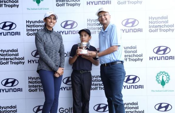 Hyundai Motor India commemorates winners of the Hyundai National Interschool Golf Trophy