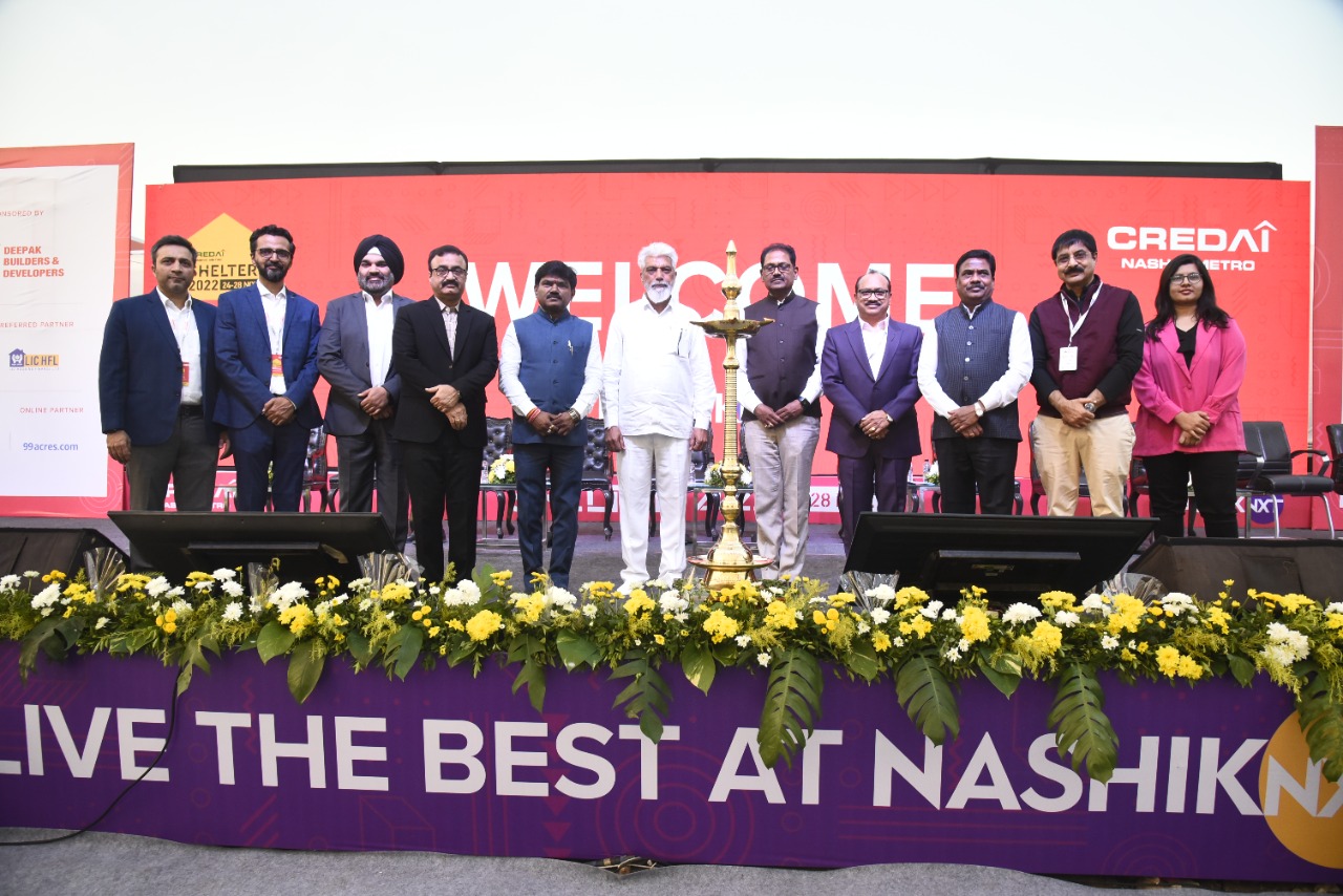 Inaguration of CREDAI Metro Nashik SHELTER EXPO 22