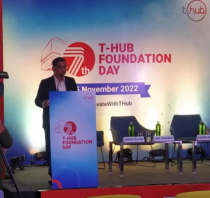 MSR, CEO of T-Hub at Foundation Day Event