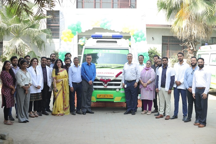 Sensodyne - Smile on Wheels Mobile Dental Vans launched today under the CSR initiative of GSK APL with Smile Foundation.